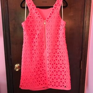 Lilly Pulitzer — Mango Laser-Cut Shift Dress